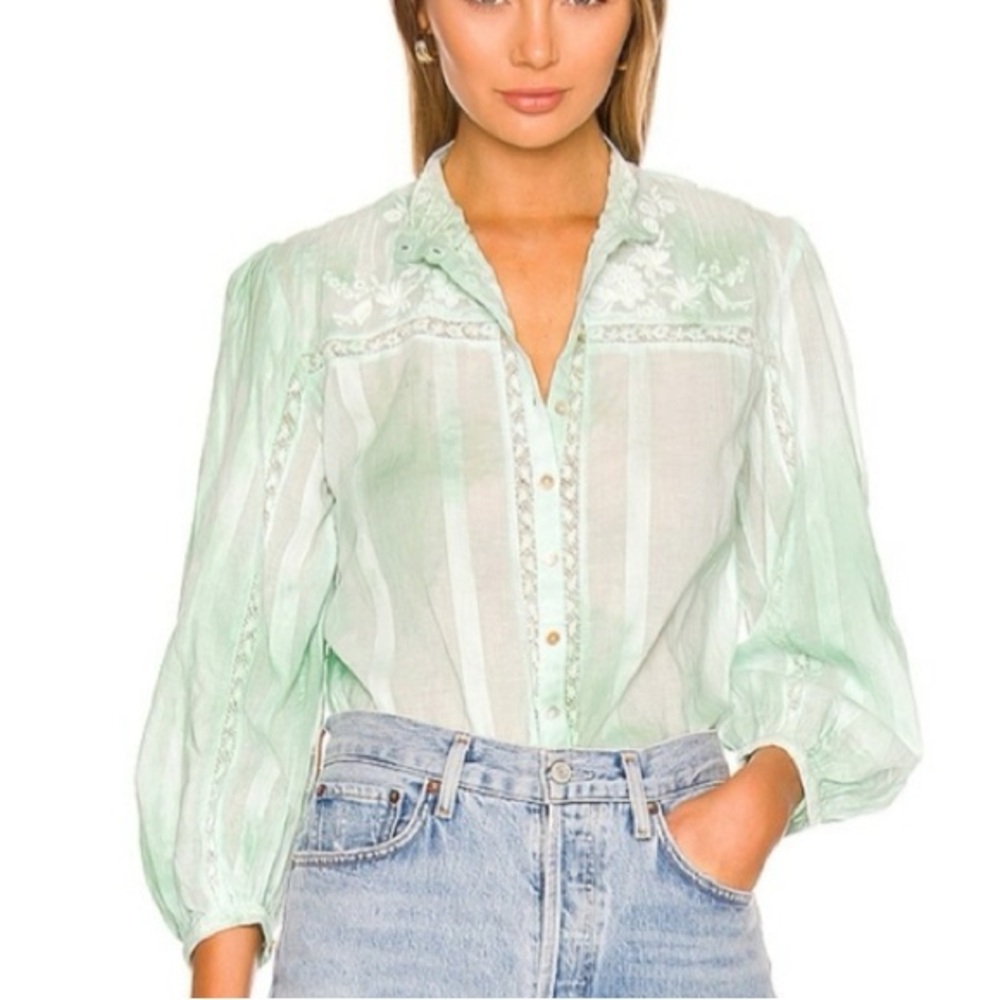 Love Shack Fancy Button Up